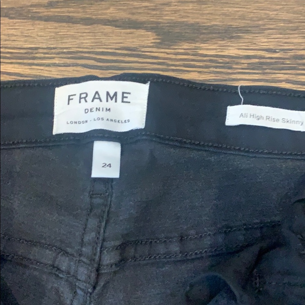Frame ali high rise skinny denim - Picture 3 of 4